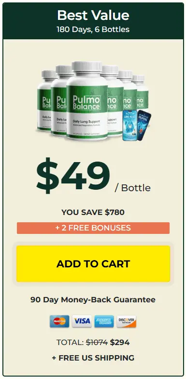 Buy Pulmo Balance 6 Bottle